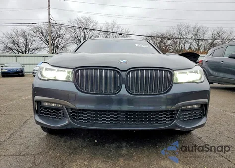 2019 BMW 740 I z USA, uszkodzony, nr VIN WBA7E2C55KB217941